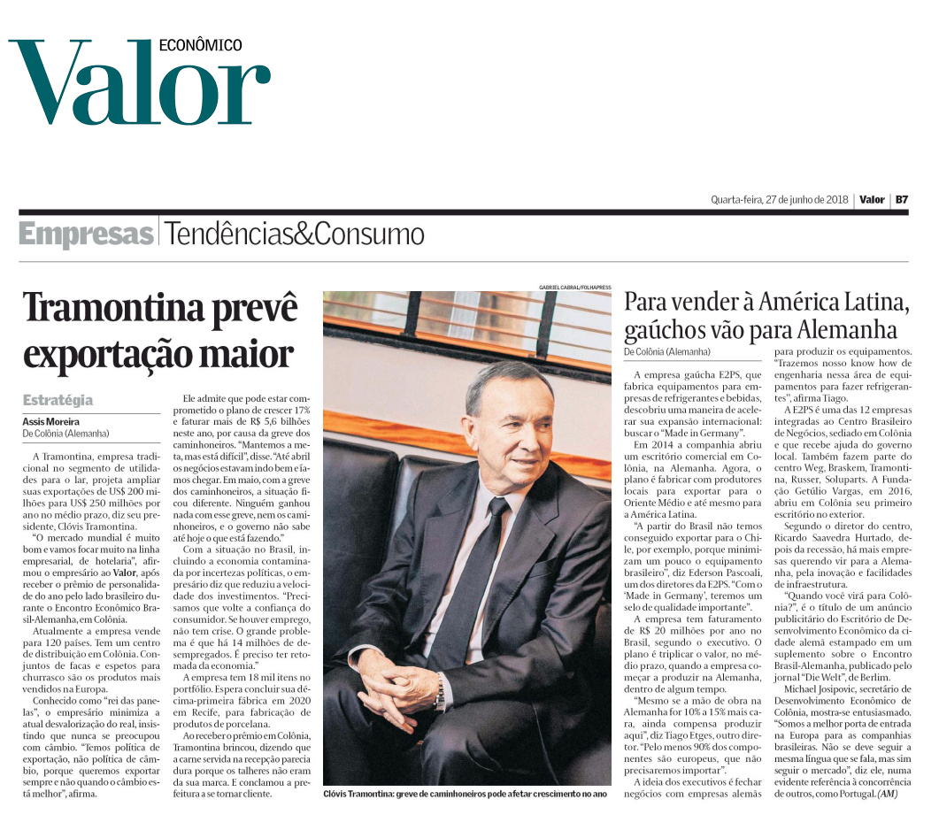 Valor Econômico - 2018